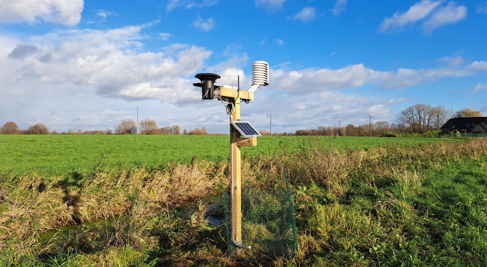 The new Weatherwise weather station in Bornem